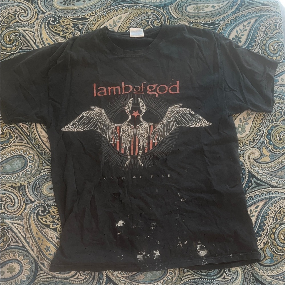 Lamb of God Black Graphic T-Shirt